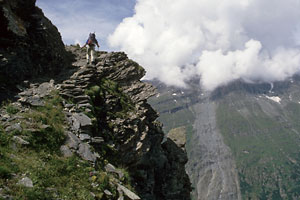 Auf dem Weg zur Hütte