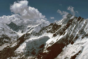 Gipfelpanorama im Süden