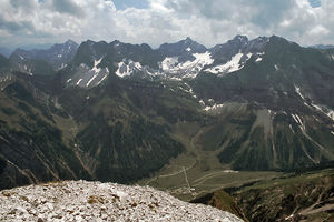Gipfelpanorama im Südosten
