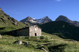 Am Anstieg zum Refuge du Carro