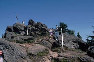 Großer Osser, Gipfel