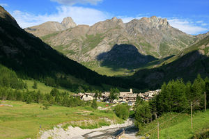 Südrampe zum Col Agnel / Colle dell'Agnello