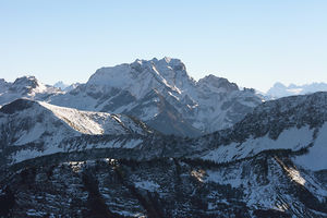 Blick vom Glatthorn bei Damüls