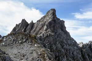 Gipfelaufbau