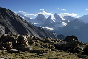 Ausblick an der Hütte